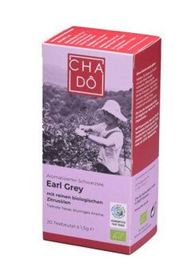 Cha Dô Earl Grey Teebeutel 20x1,5g WFTO 30g