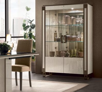 Vitrine 2 Tür Schr