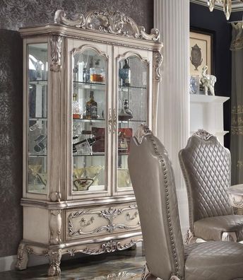 Vitrine Anrichte Schränke Design Italienische Möbel Schrank Luxus Barock Holz