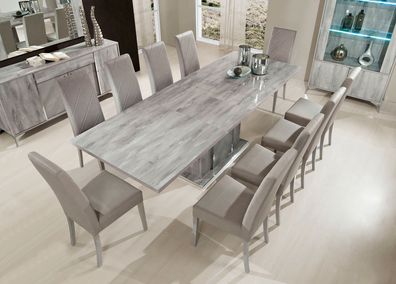 Esszimmerstuhl Set 8 x Stuhl Stuhle Garnitur Gruppe Sessel Sitz Esszimmer Modern