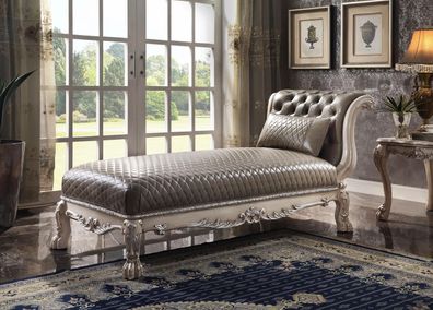 Liege Klassische Leder Luxus Liegen Liegesessel Chesterfield Chaiselongue Möbel