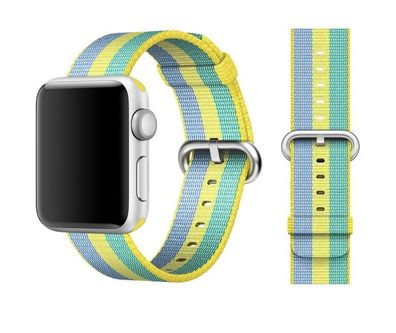 Original Apple Woven Nylon Armband 38/40/41mm MPVY2ZM/A Pollen Stripes