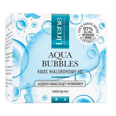 Lirene Aqua Bubbles Hyaluronsäure 50ml Feuchtigkeitscreme