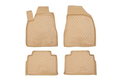 Element Gummi-Fußmatten 3D für LEXUS RX, 2003-2009, SUV 5 Türen, 4 tlg