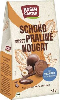 Rosengarten 6x Schoko küsst Praliné Nougat 85g