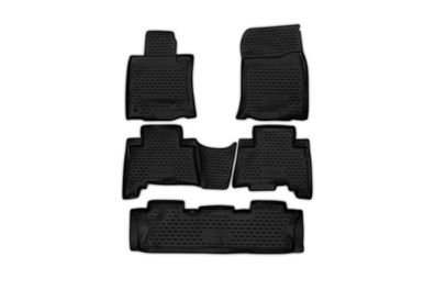 Element Gummi-Fußmatten 3D für TOYOTA Land Cruiser Prado, 2009-2013, SUV 5 Türen, 5 t