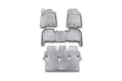 Element Gummi-Fußmatten 3D für TOYOTA Land Cruiser, 2012-2015, SUV 5 Türen, 4 tlg