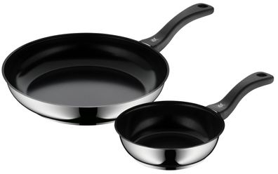 WMF Devil Bratpfannen-Set, 2-teilig, 18 cm + 28 cm 7116001540