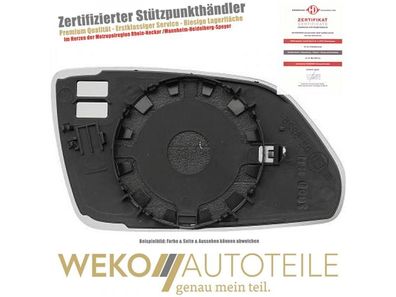 Spiegelglas, Außenspiegel links Diederichs 2205229 für SKODA VW