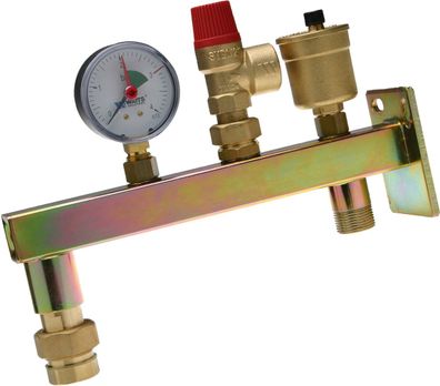 Watts Gefäßanschlussgruppe DN 20 inkl. Manometer+Sicherheitsvtl. + Schnellentl