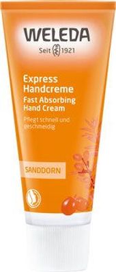 Weleda 6x WELEDA Sanddorn Express Handcreme 50ml