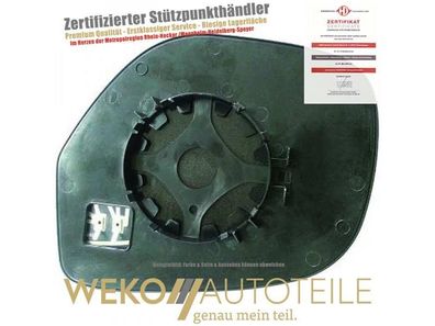 Spiegelglas, Außenspiegel links Diederichs 5848827 für Citroën Mitsubishi