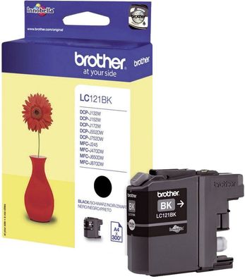 Brother LC121BK Original Brother Tintenpatrone schwarz (LC-121BK)