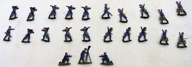 23 Zinnfiguren Französische Infanterie - Konvolut