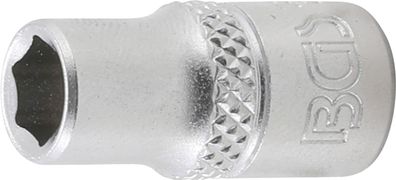 Steckschlüssel-Einsatz Sechskant | Antrieb Innenvierkant 6,3 mm (1/4") | SW 1/4" BGS