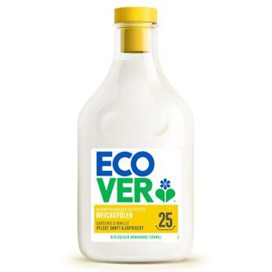 ECOVER 3x Weichspüler Gardenie & Vanille 750ml