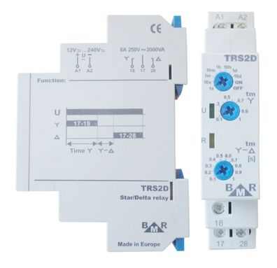 Stern-Dreieck Zeitrelais TRS2D