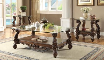 Edler Designer Couchtisch Beistelltisch Sofa Wohnzimmer Tisch Barock Rokoko Neu