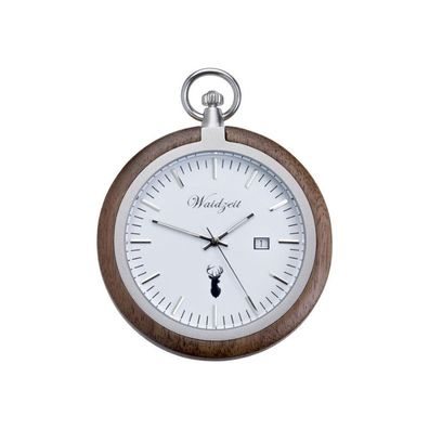 Waidzeit - Taschenuhr - Walnuss - TW01