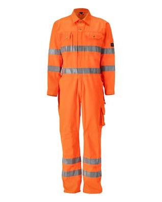 Overall mit Knietaschen Mascotâ® Utah, Hi-vis Orange, Gr. 82C56, 00419-860-14 Mascot