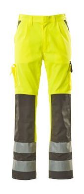 Hose mit Knietaschen Mascotâ® Olinda, Hi-vis Gelb/Anthrazit, Gr. 82C50, 07179-470-178