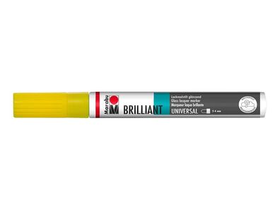 Marabu Brilliant Painter Stift Strichstärke 2-4mm Gelb 019