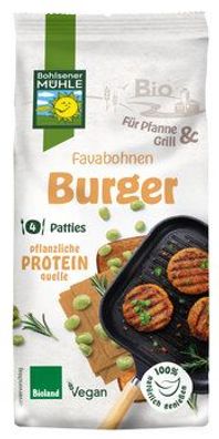 Bohlsener Mühle 6x Bio Favabohnen Burger 165g