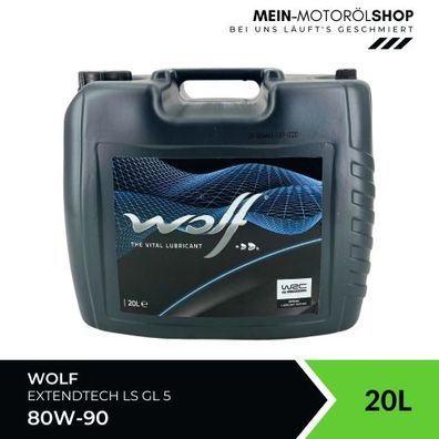 Wolf ExtendTech 80W-90 LS GL 5 Getriebeöl 20 Liter