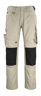 Hose mit Knietaschen Mascotâ® Erlangen, Hellkhaki/Schwarz, Gr. 82C54, 12179-203-5509