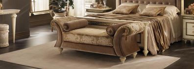 Chaiselounge Sofa Liege Couch Liegen Chaise Textil Barock Rokoko arredoclassic