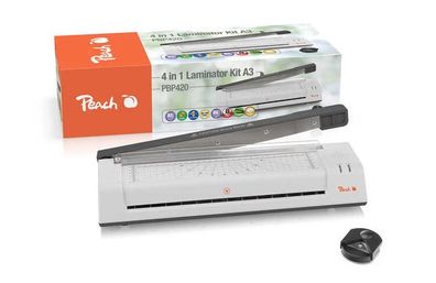 Peach PBP420 Peach Laminiergerät 4 in 1 Laminator A3 & Cutter A4 PBP420