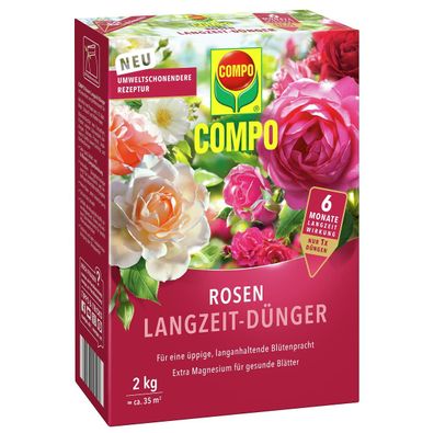 COMPO Rosen Langzeit-Dünger - 2 kg für ca. 35 m²