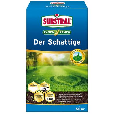 SUBSTRAL® Rasensamen Der Schattige 1 kg für 50 m²