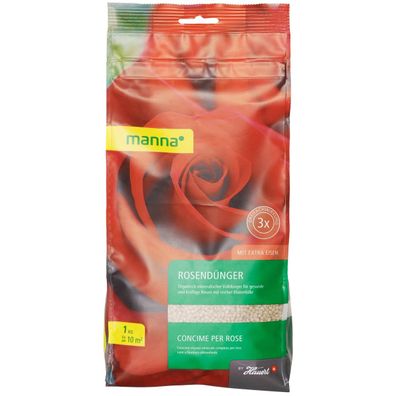 Manna Rosendünger 1 kg für ca. 12 m²