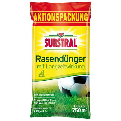 Substral® Rasendünger mit Langzeitwirkung 15 kg für bis zu 750 m²