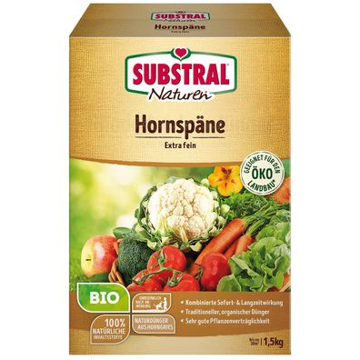 Substral® Naturen® BIO Hornspäne Extra fein 1,5 kg für bis zu 30 m²