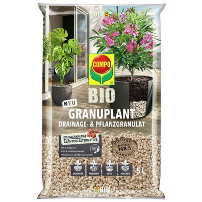 COMPO BIO Granuplant Drainage- und Pflanzgranulat - 5 Liter