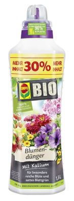 COMPO BIO Blumendünger 1,3 Liter