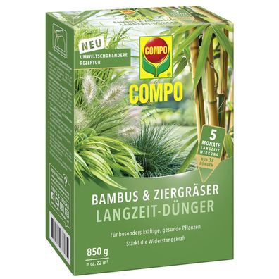 COMPO Bambus und Ziergräser Langzeit-Dünger - 850 g für ca. 22 m²