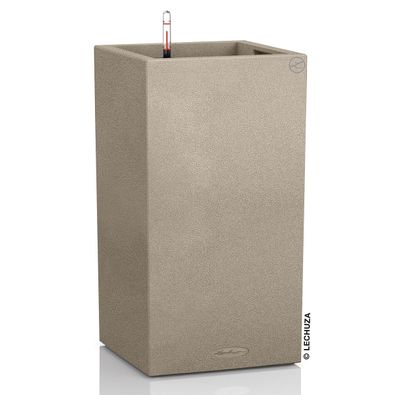 Lechuza® Pflanzgefäße CANTO Stone High 30 Sandbeige All-in-One