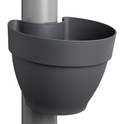 elho® Vibia campana Fallrohr Pflanzgefäß Anthrazit 22 cm - Kunststoff