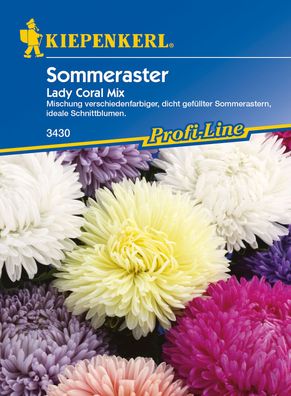 KIEPENKERL® Sommerastern Lady Coral Mix - Blumensamen