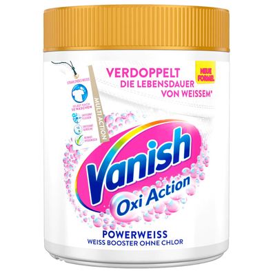 Vanish Oxi Action Powerweiss Fleckenentferner Pulver 550g