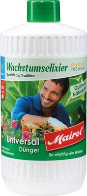 Mairol® Wachstumselixier Universal Flüssigdünger Liquid - 1 Liter für 500 Liter