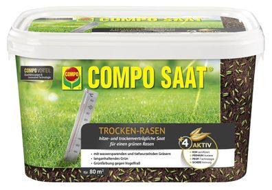 COMPO SAAT® Trocken Rasen 2 kg für 80 m²