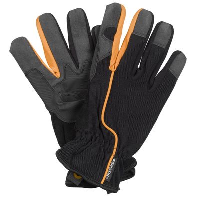 Fiskars® Garten-Arbeitshandschuhe Schwarz & Orange Größe 10