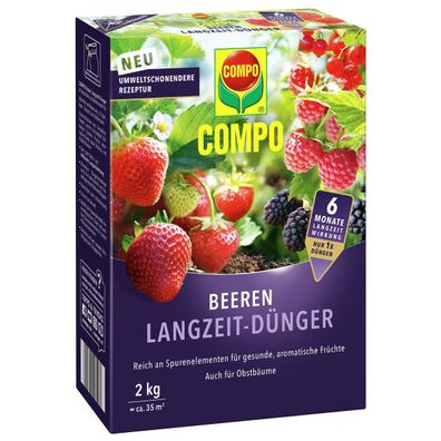 COMPO Beeren Langzeit-Dünger - 2 kg für ca. 35 m²