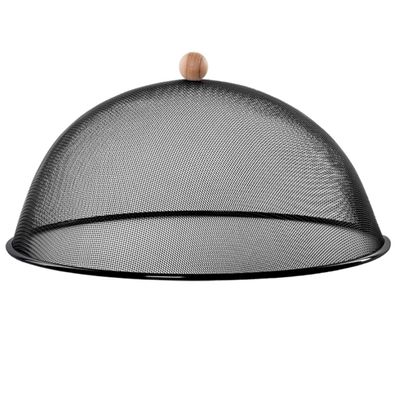 Esschert Design Fliegenschutzhaube Schwarz Ø 43 cm - Metall