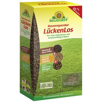 NEUDORFF® Rasenreparatur LückenLos 1,2 kg für ca. 15 Stellen