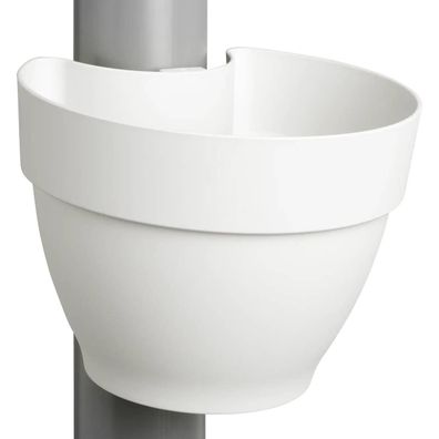 elho® Vibia campana Fallrohr Pflanzgefäß Seidenweiß 22 cm - Kunststoff